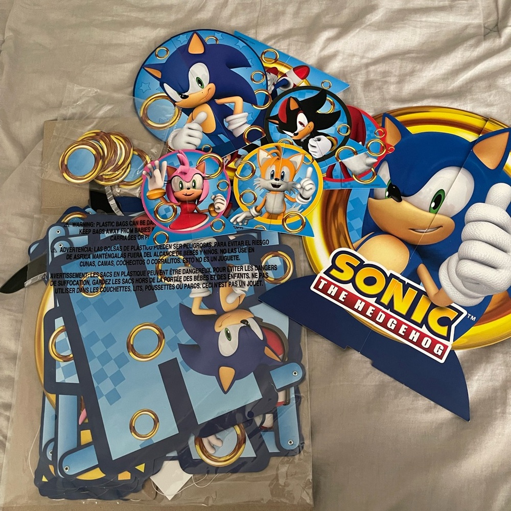 Sonic party decorations